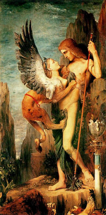 Гюстав Моро Эдип и Сфинга Oedipus and the Sphinx by Gustave Moreau