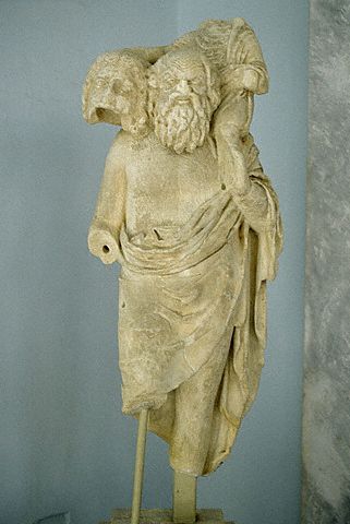 Silenus Carrying Dionysos 4th century B. C.