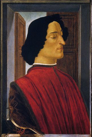 Portrait of Giuliano de' Medici by Sandro Botticelli ca. 1476-1477