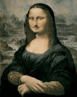 Mona Lisa scandal by Marcel Duchamp