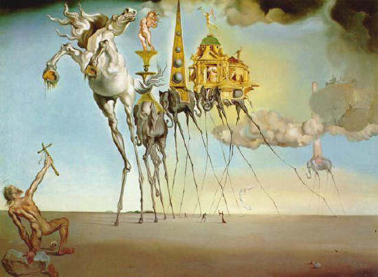 The Temptation of Saint Anthony by Salvador Dali, 1946