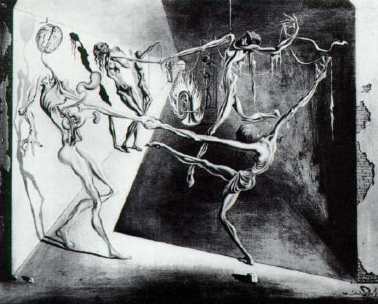 Dance - the Seven Arts by Salvador Dali, 1944