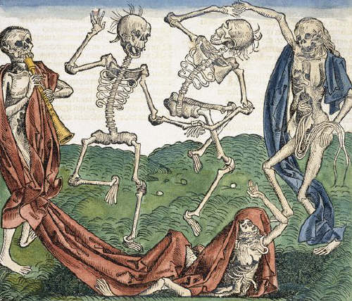 Dance of Death from Liber Chronicarum Compiled by Hartmann Schedel ca. 1493
