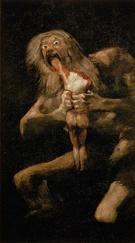 Saturn Devouring One of His Sons by Francisco Jose de Goya y Lucientes