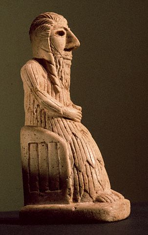 Sumerian Seated Votive Figure ca. 2500 B.C.