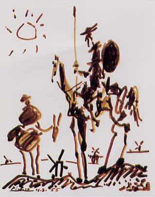 Don Quixote by Pablo Picasso, 1955
