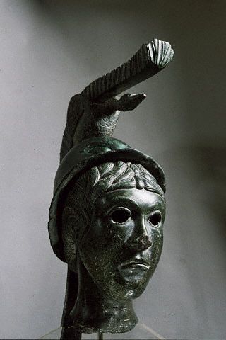 Bronze Head of 1st Century Celtic Goddess Birgit