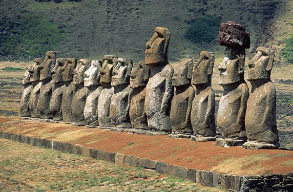 Moai Statues on Easter Island