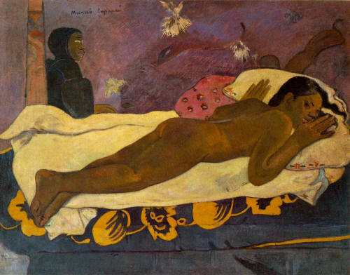 Paul Gauguin. Spirit of the Dead Watching 1892