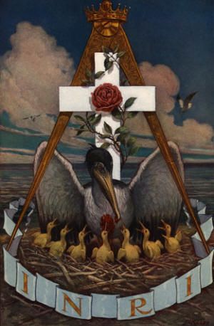The Jewel of the Rose Croix by J. Augustus Knapp ca. 1928