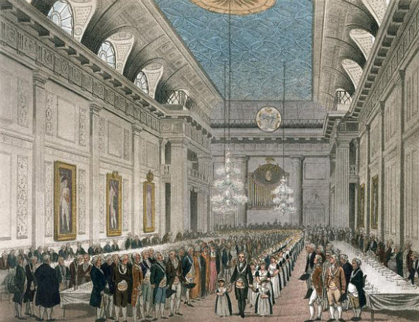 Freemason's Hall, London 1808