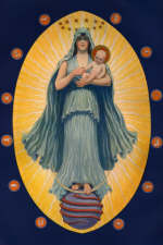 Celestial Virgin with Sun God in Her Arm by J. Augustus Knapp