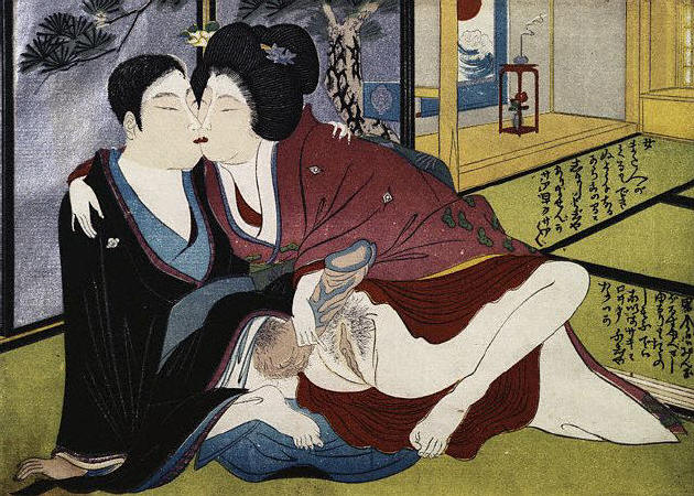 Japanese Erotic Print (Shunga)