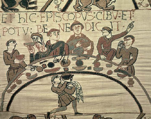 Banquet Scene from The Bayeux Tapestry