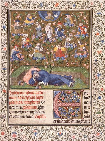 The Tree of Jesse by Jean Le Tavernier 1434-1460