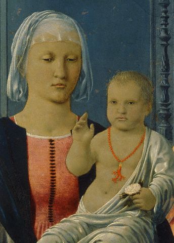 Virgin and Child from Senigallia Madonna by Piero della Francesca