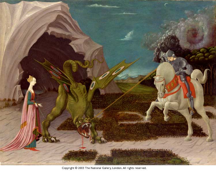    .   , 1470 / Paolo Uccello Saint George and the Dragon