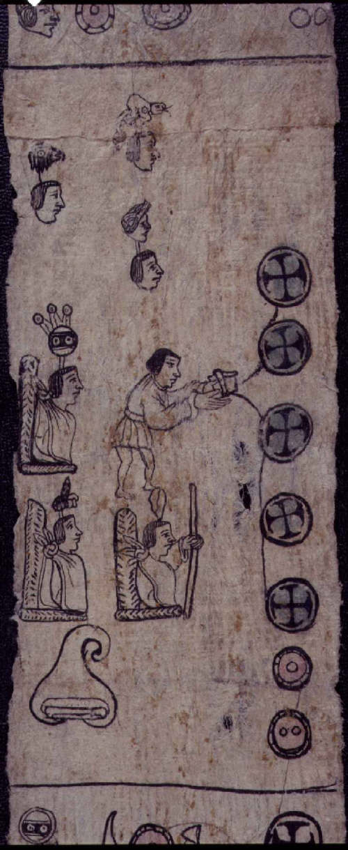 Agricultural Divination. Mixtec Codex, 16th-Century
