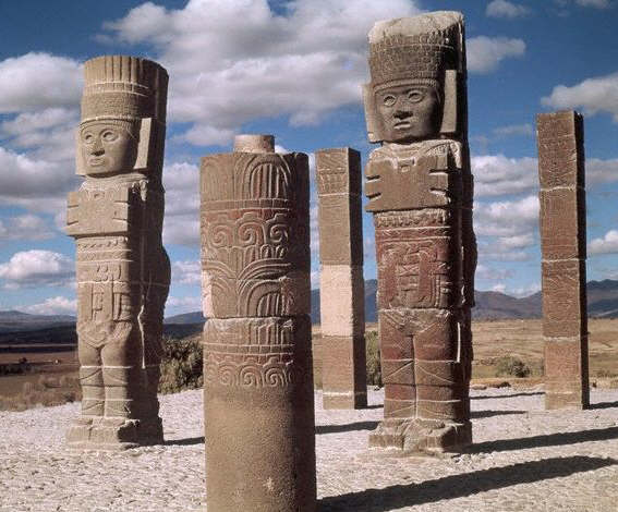 Toltec Atlantean Columns from the Temple of Tlahuizcalpantechuhtli, Tula ca. 900-1521