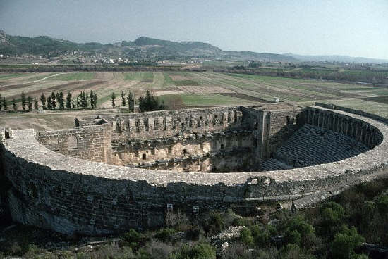 Roman Amphitheater at Aspendos, Turkey