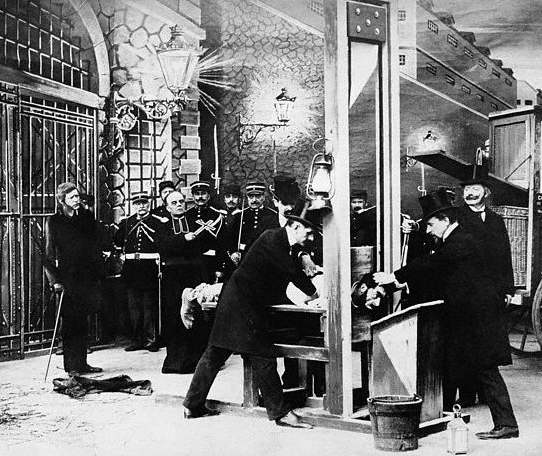 Censored Guillotine Scene 1904 France