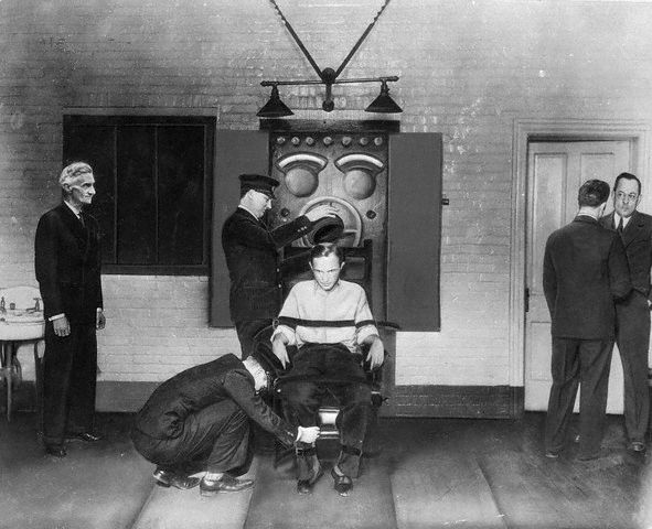 Composite Photo of Hauptmann Execution. USA 1935