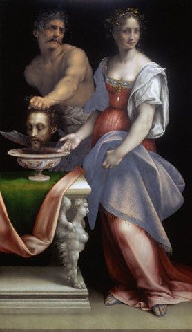 Salome with the Head of John the Baptist by Cesare da Sesto 15th c