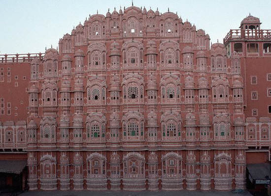 Facade of Hawa Mahal, Jaipur, India