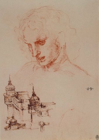 Study for the Apostle James the Greaterby Leonardo da Vinci ca. 1495-1497