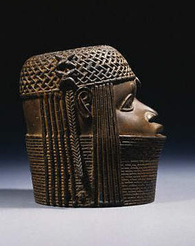Benin, Early Middle Period Bronze Head