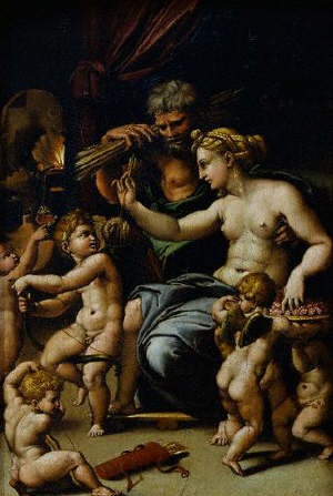 Venus and Vulcan by Giulio Romano ca. 1512-1546