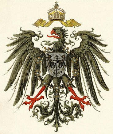 A Medieval German coat of arms for the emperor of an unnamed empire