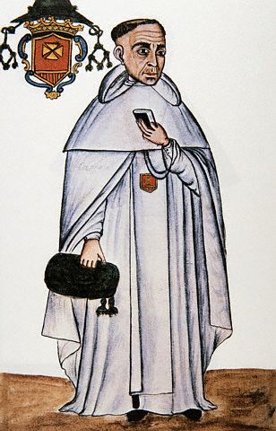 Illustration Depicting Bishop of Peru