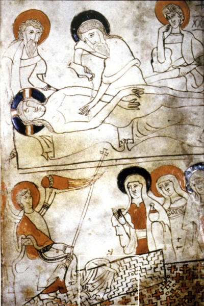 Hungarian Pray manuscript from 1192 clearly linking Shroud with Constantinople