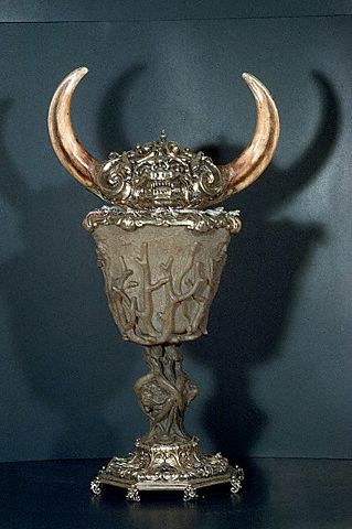 Goblet of Rhinoceros Horn in Silver Gilt