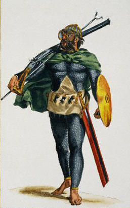 Hussar from Cape Verde by Pierre Duflos 1780