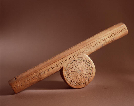 Wooden balance from the Egyptian Eighteenth Dynasty tomb