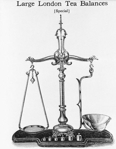 Large London Tea Balances ca. 1840