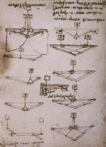 Drawings of a Balance by Leonardo da Vinci