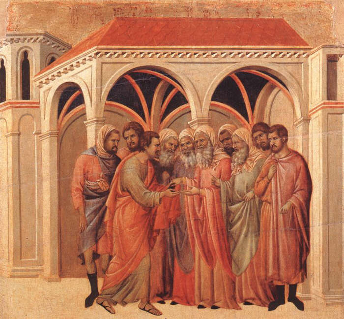 Pact of Judas by Duccio di Buoninsegna 1308-1311