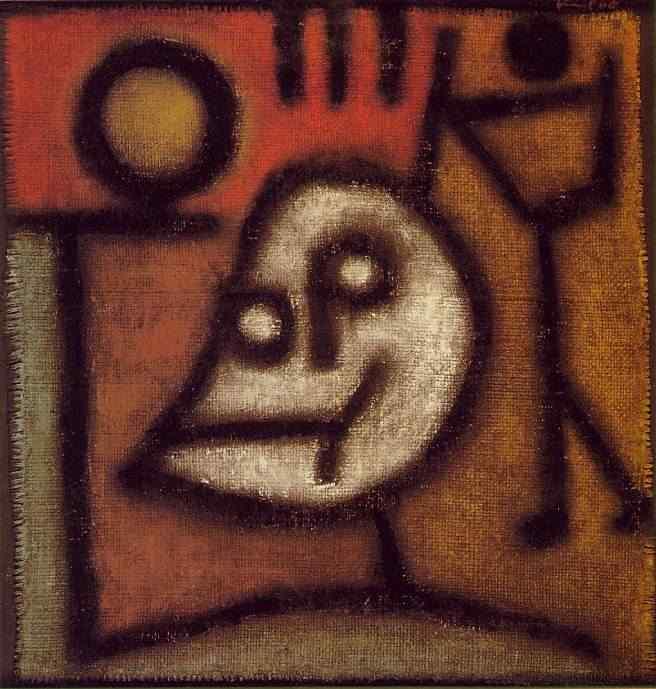 Death and Fire by Paul Klee, 1940
