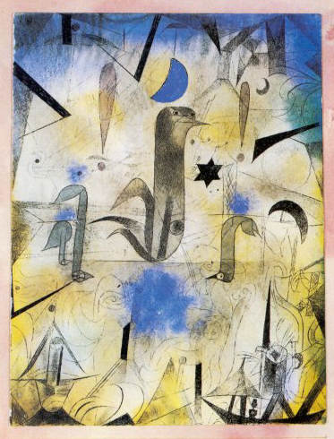 Avviso delle navi by Paul Klee 1917