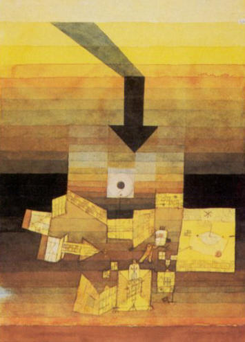 Luogo colpito by Paul Klee 1922