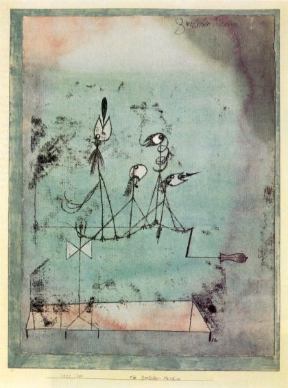 Macchina cinguettante by Paul Klee 1922