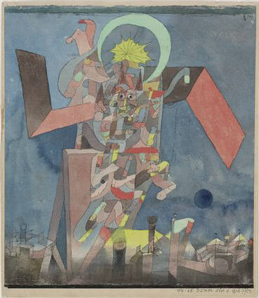 Paul Klee, Demon above the Ships. 1916