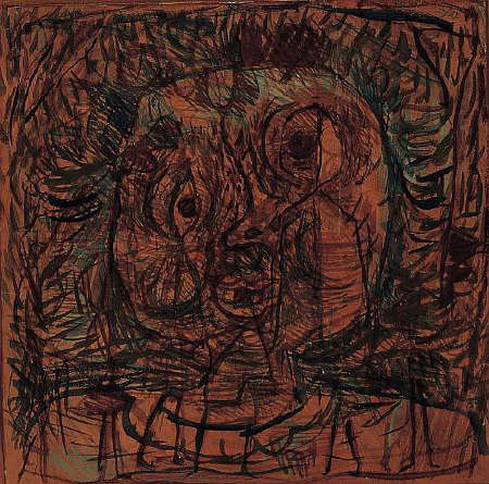 A Burning Man by Paul Klee, 1932