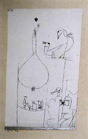 Birds Making Scientific Experiments in Sex by Paul Klee, 1915