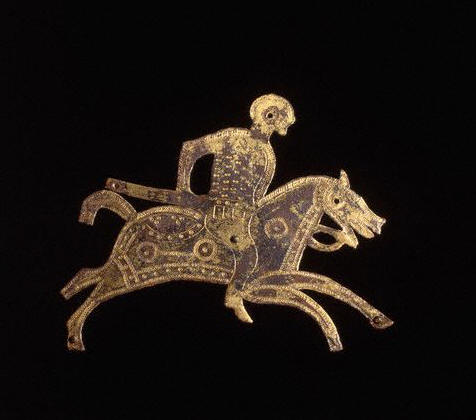 Lombard Gold Knight on Horseback