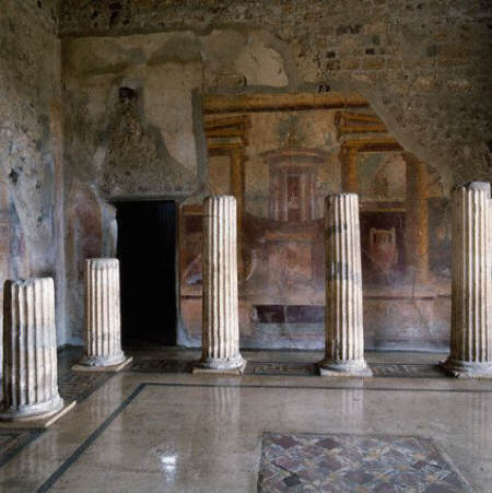 Room in the House of the Labyrinth at Pompeii