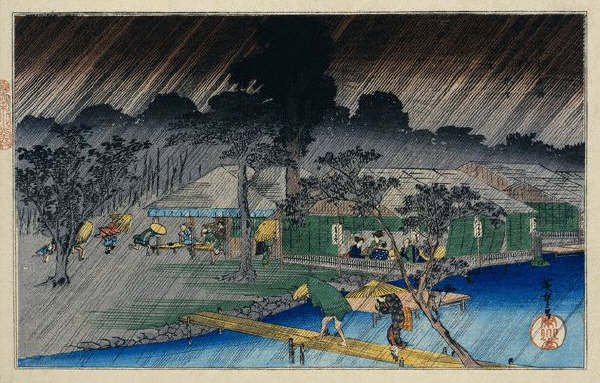 Famous Places of Kyoto by Utagawa Hiroshige 1830-1858